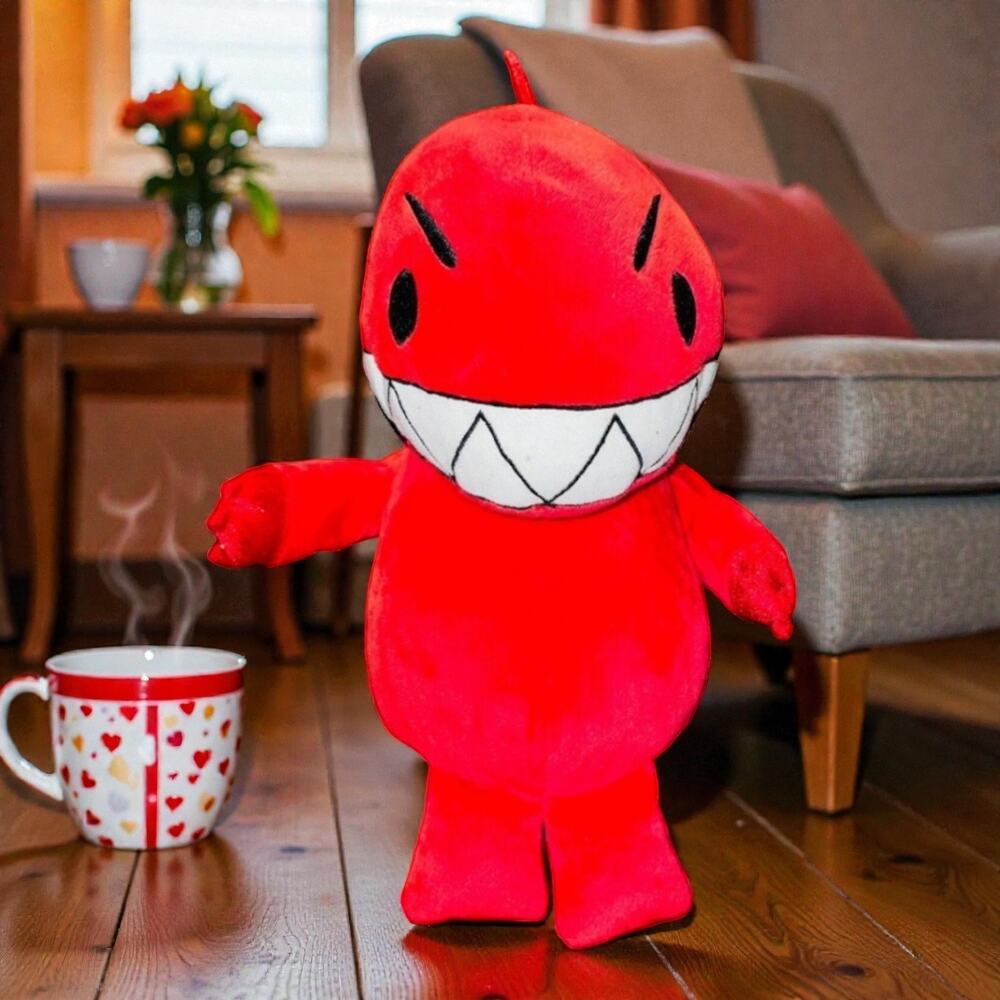 Kohls Cares Dinosaur T-Rex Plush Stuffed Animal Bedtime Bob Shea Red 11" Toy